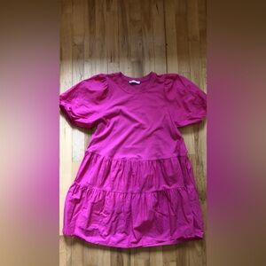 ZARA Pink Puff Dress